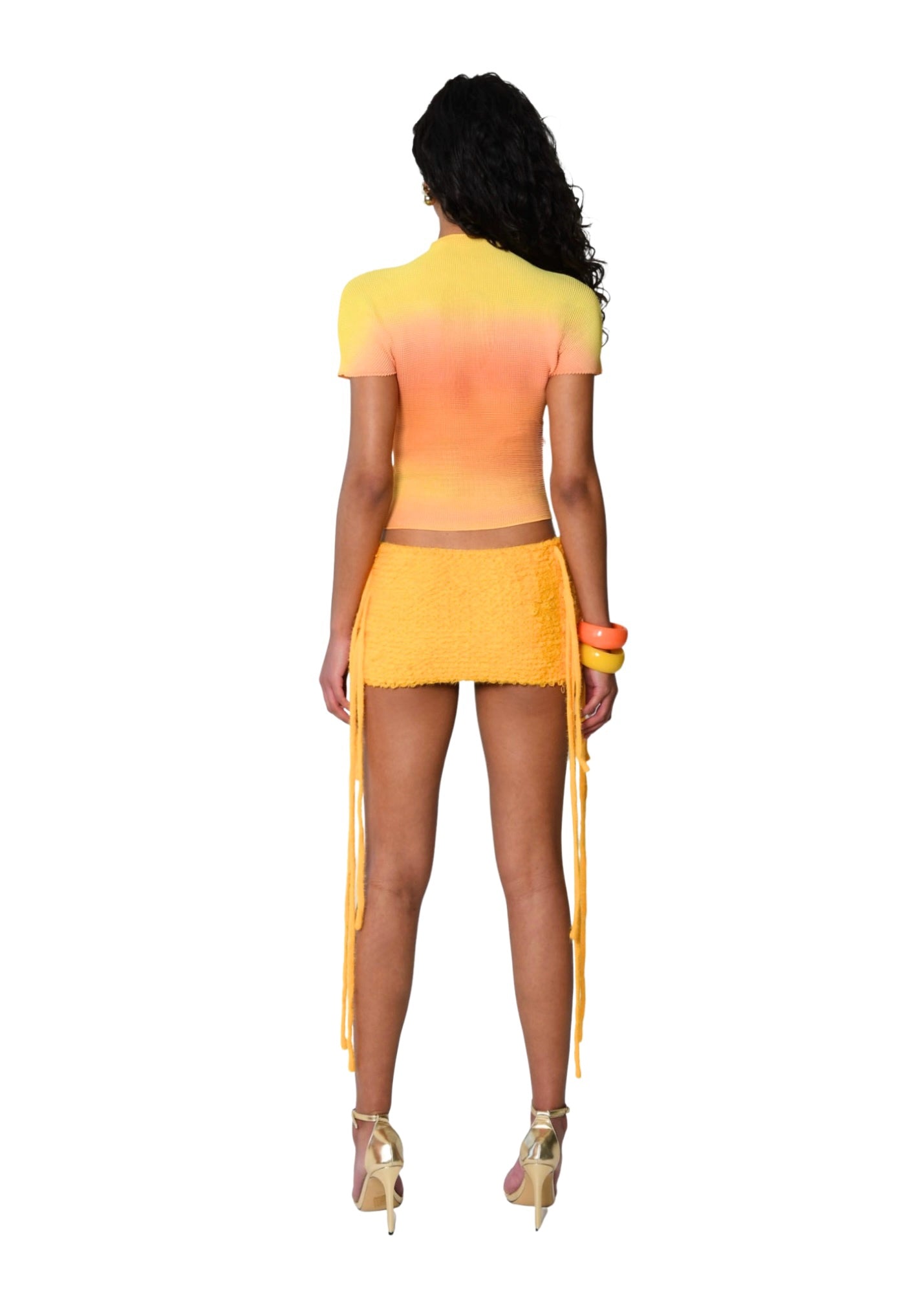 Yelloww marigold skirt