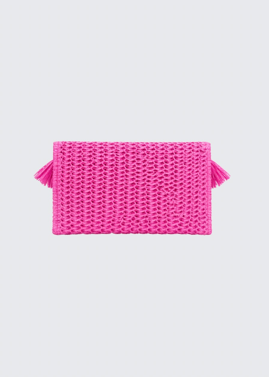 Pink alani clutch