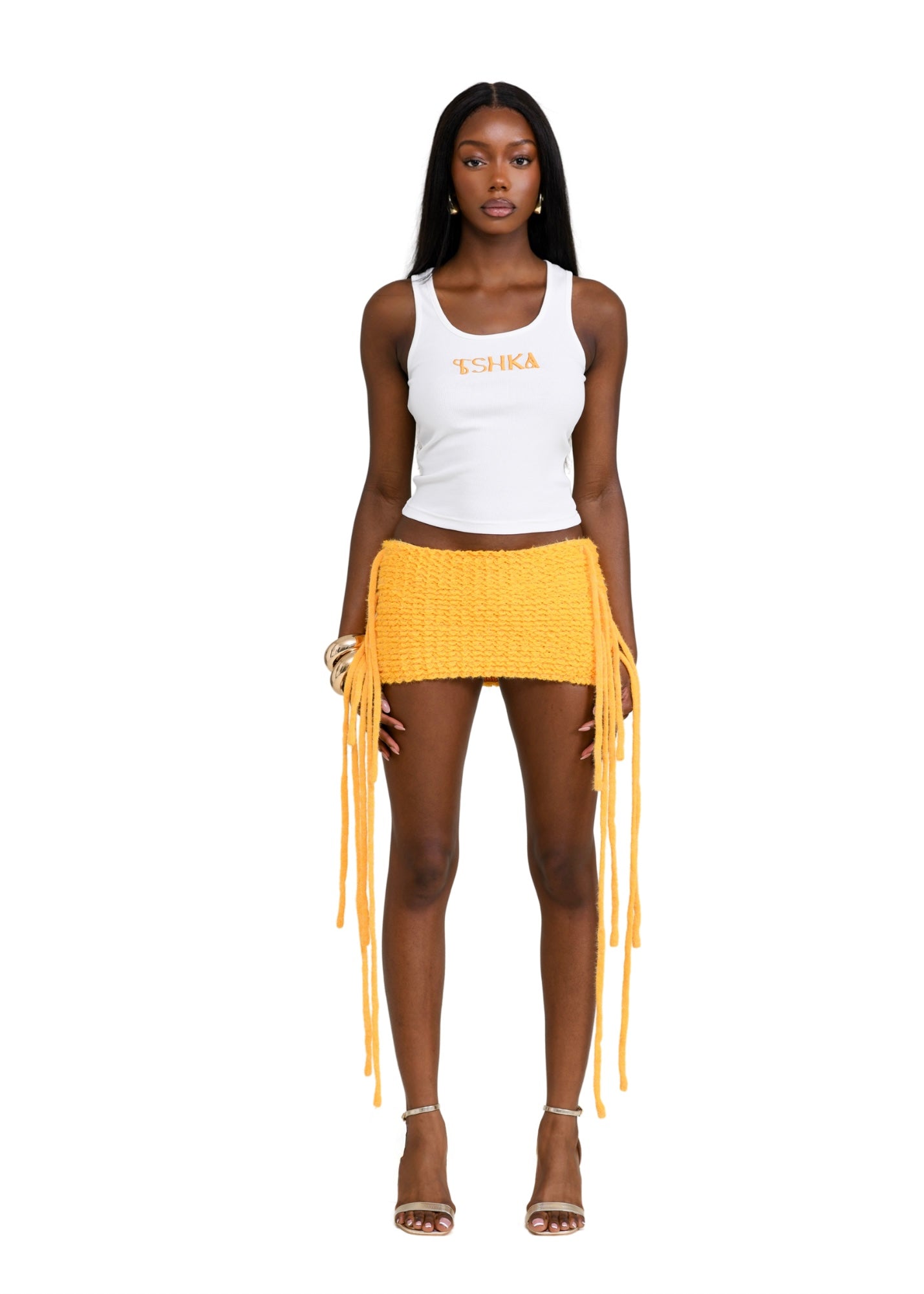 Yellow marigold skirt