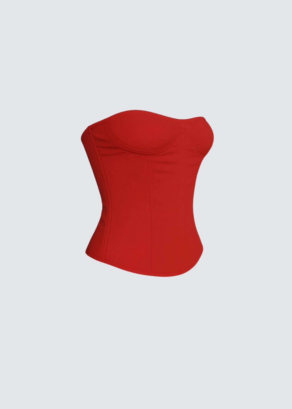 Red rosa corset