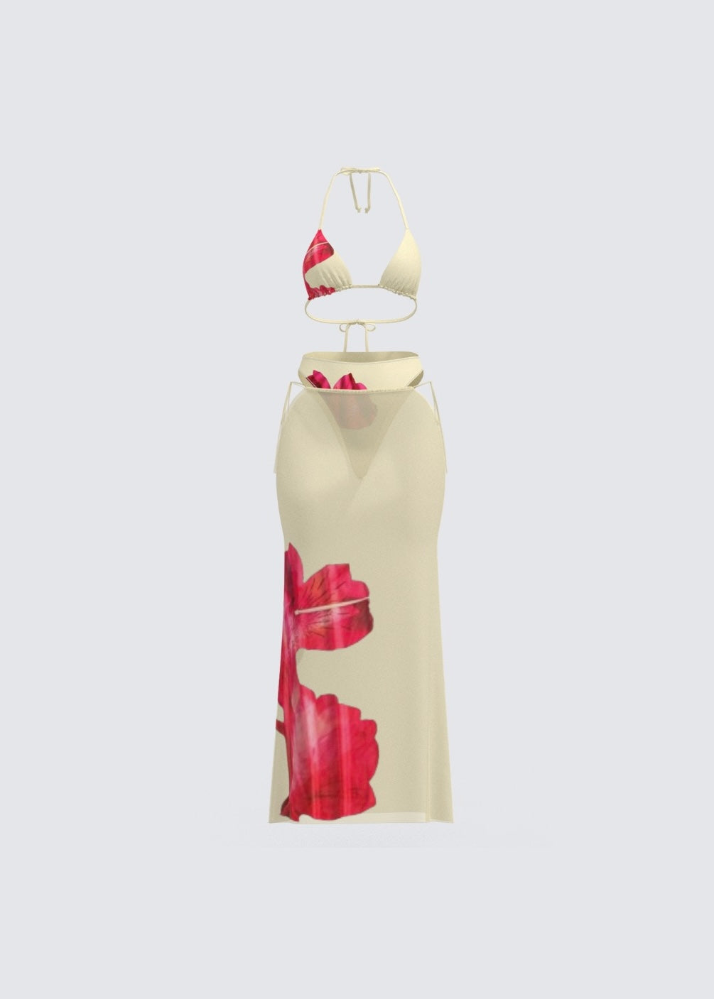White nalini set