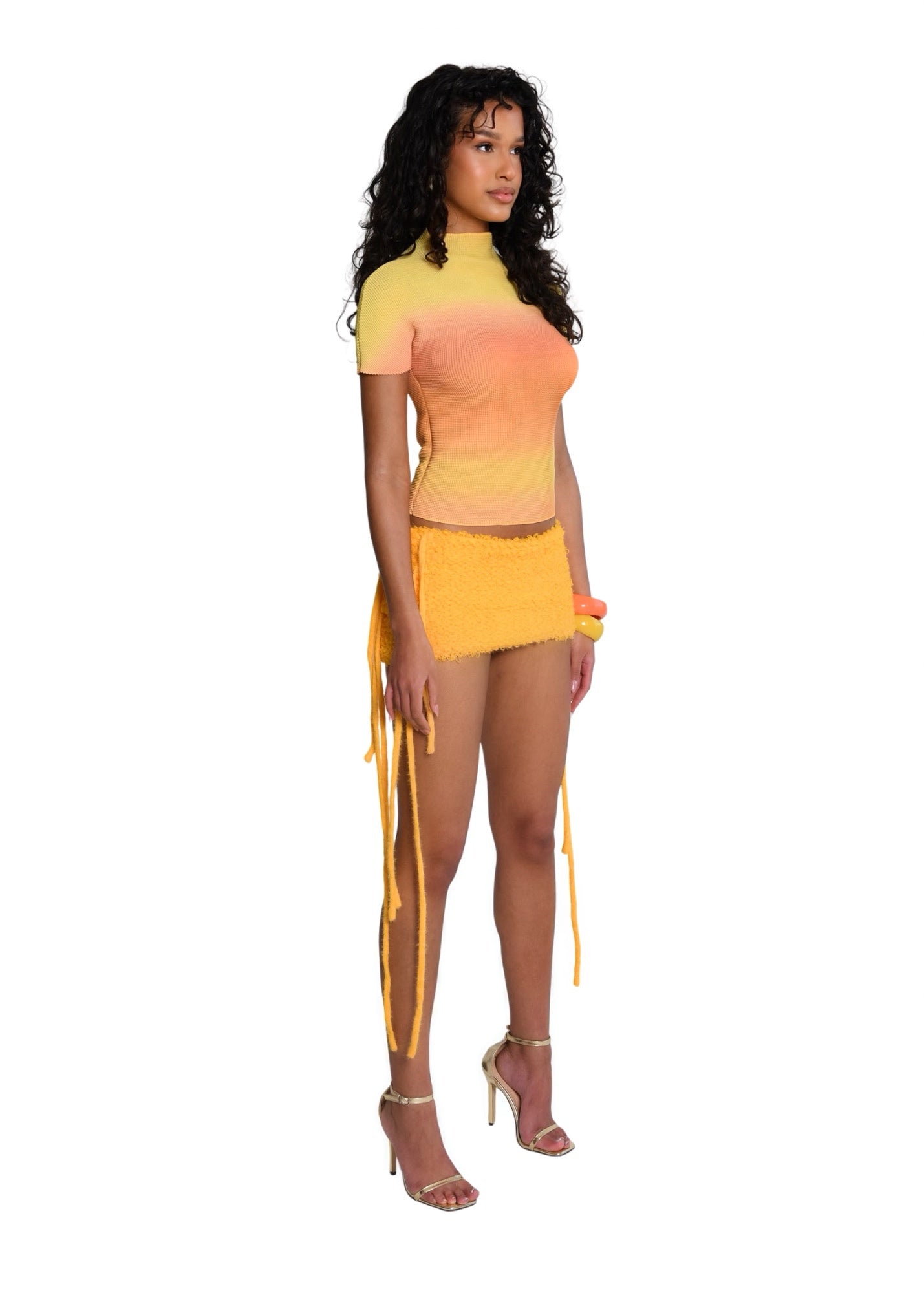 Yelloww marigold skirt