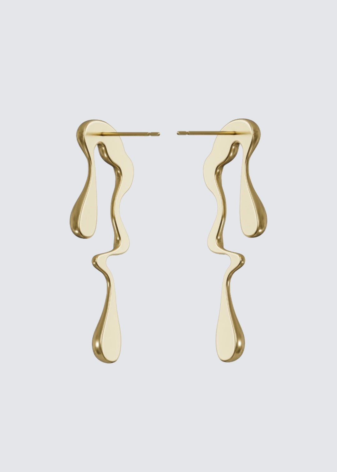 Silver stellar earrings