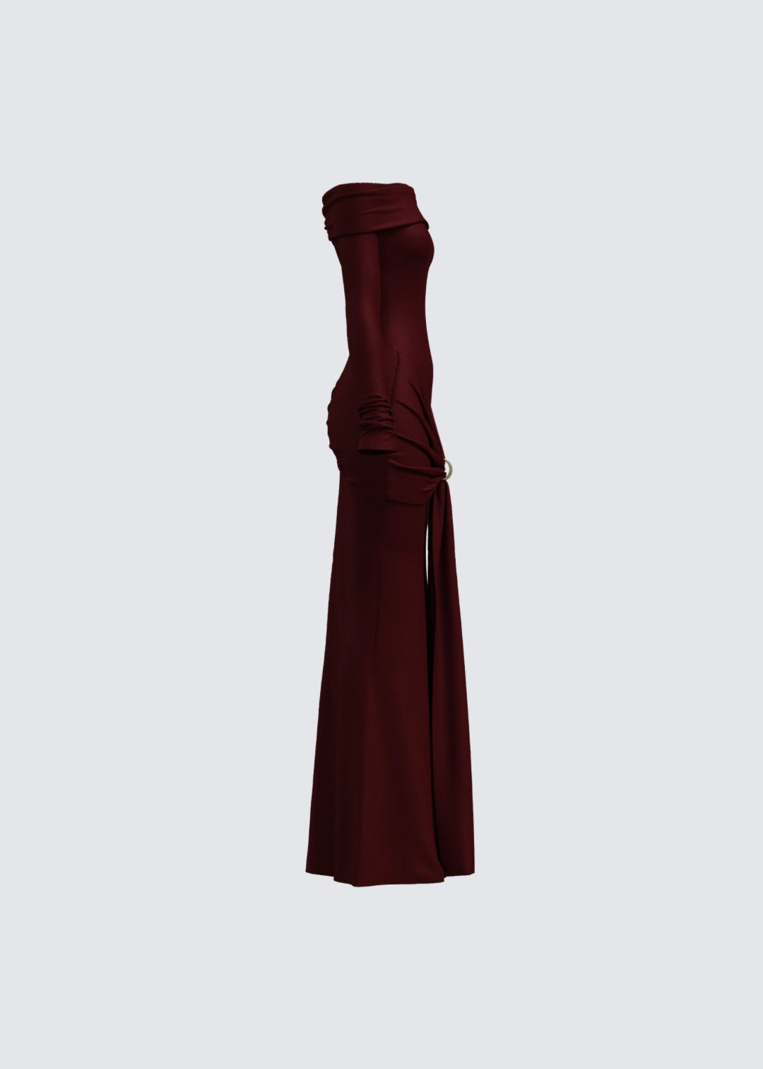 Burgundy laurelle dress