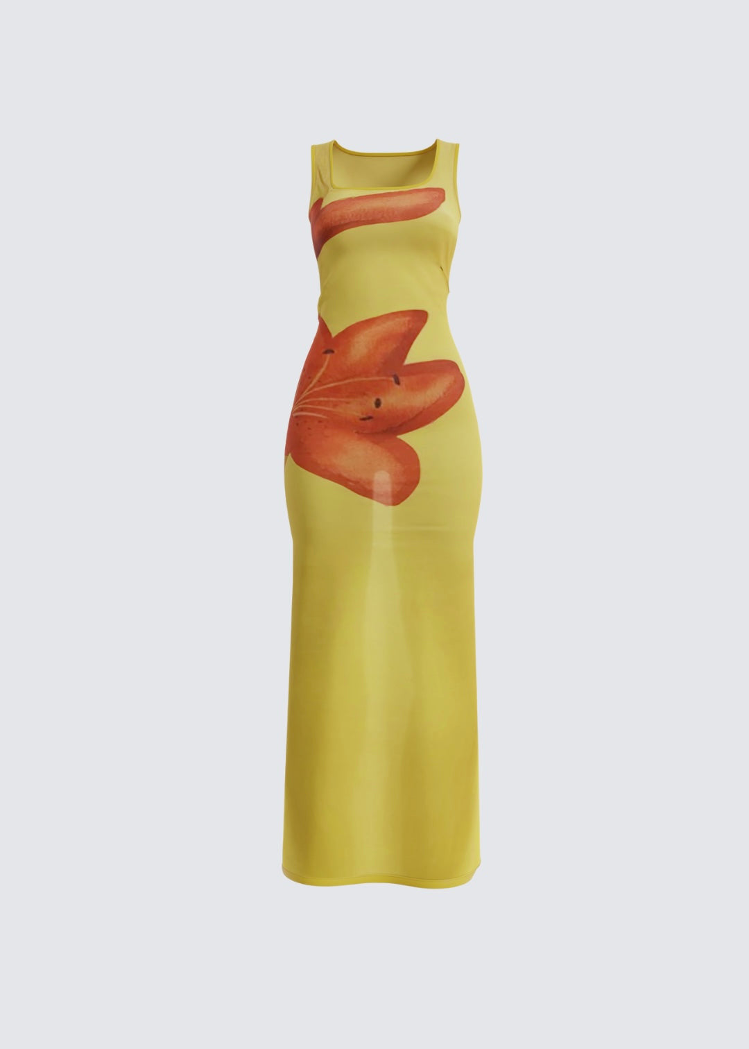 Orange nura dress