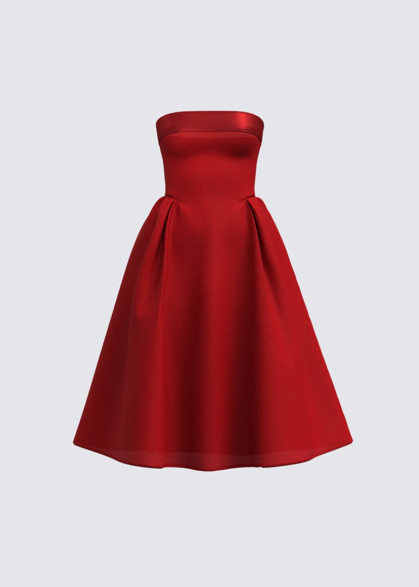 Red angelina dress