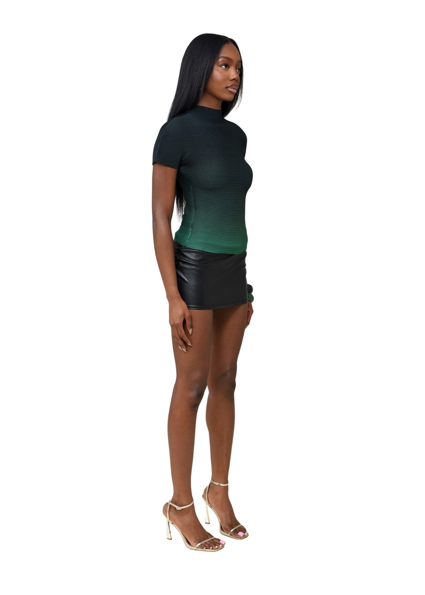 Dark mark short-sleeved top