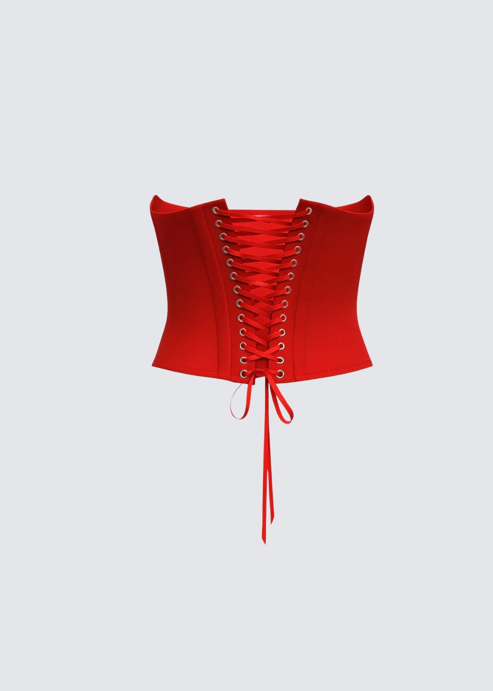 Red rosa corset