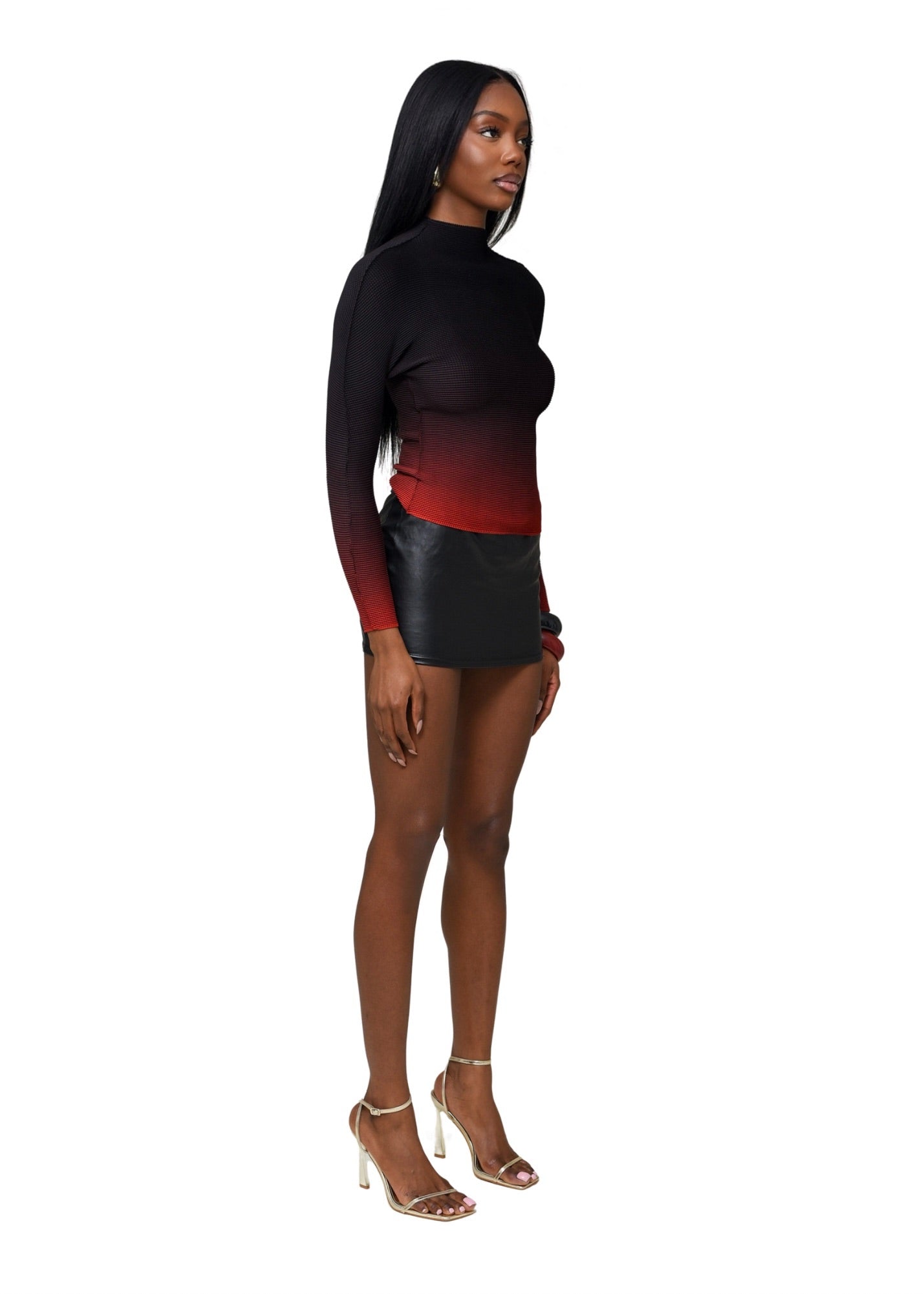 Dark mark short-sleeved top