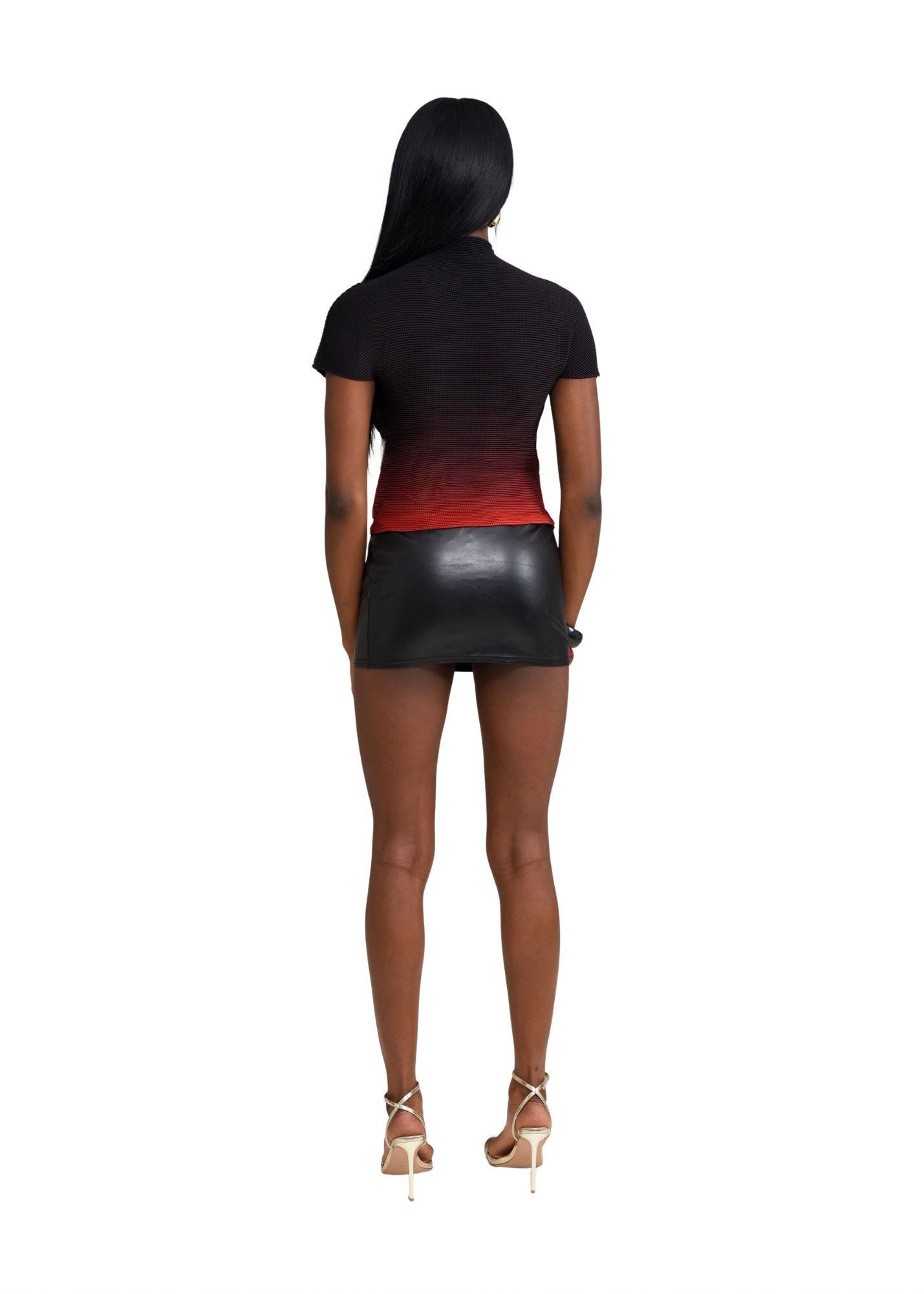 Dark mark short-sleeved top