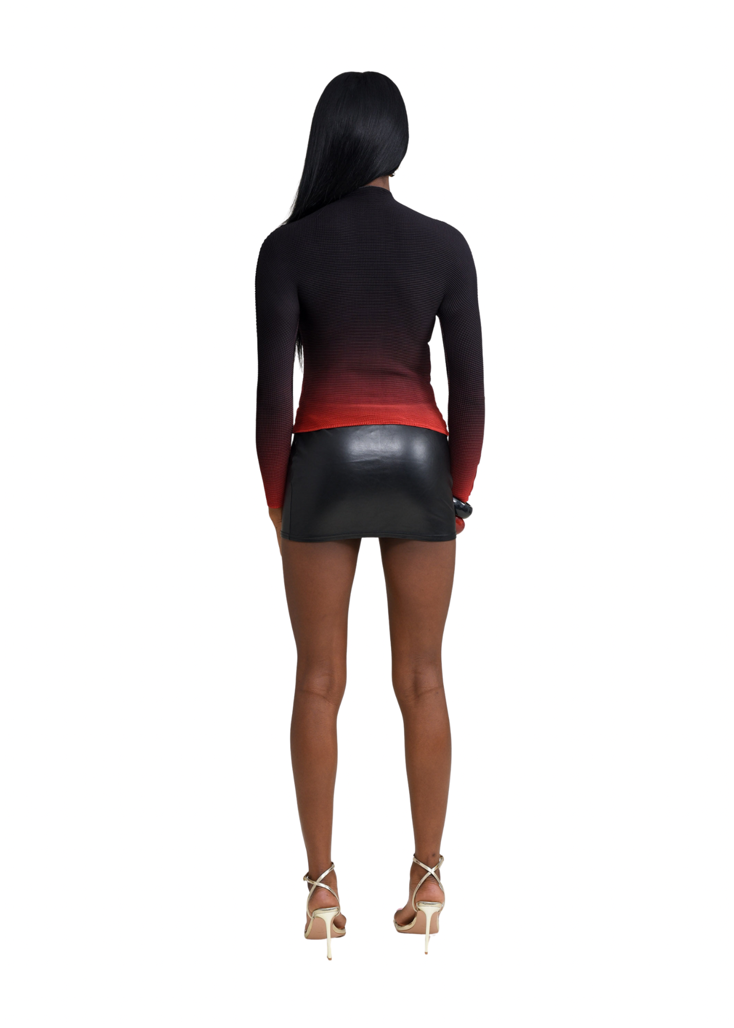 Dark mark short-sleeved top
