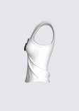 Nazira Optic White Top