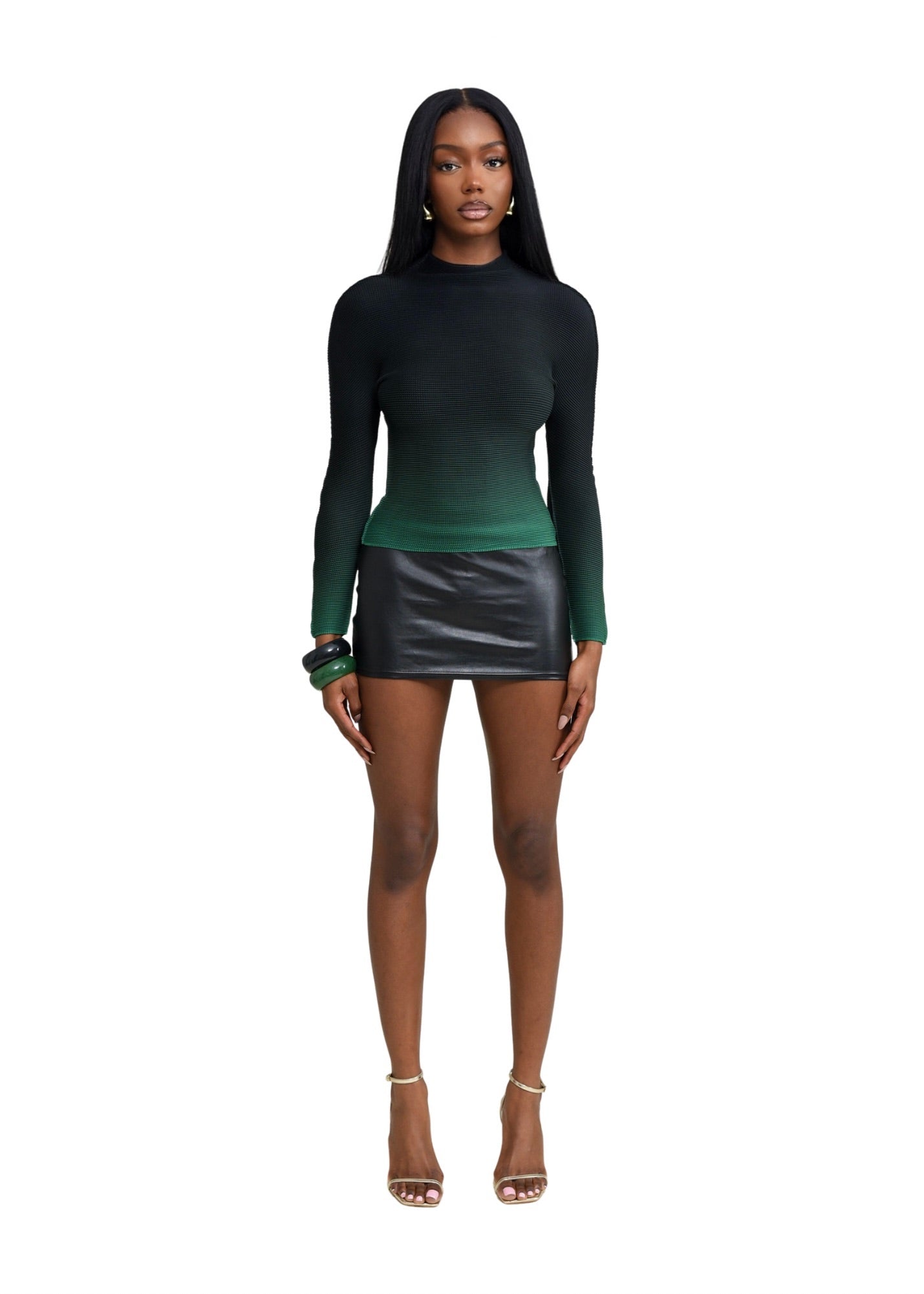Dark mark short-sleeved top