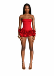 Top - Boxy Babe - red viva el sol! stripe