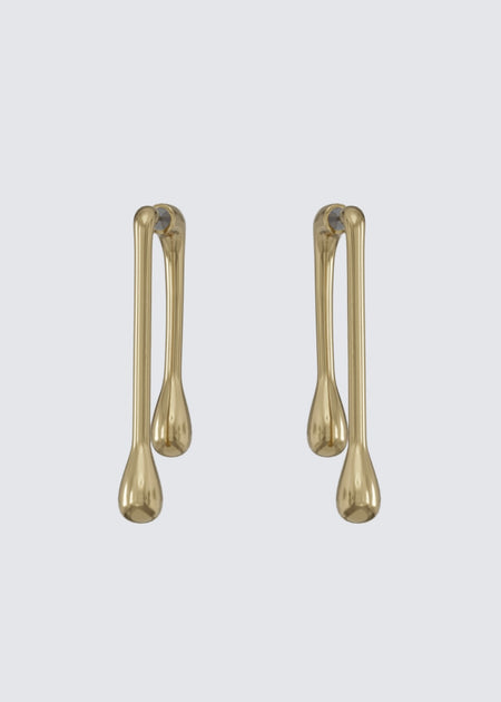 Gold Eclipsia Earrings | Glamour Eclipsia Earrings | TSHKA