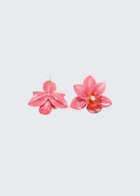 Pink mila earrings